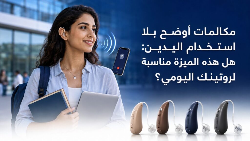 سماعات طبية تدعم المكالمات دون استخدام اليدين