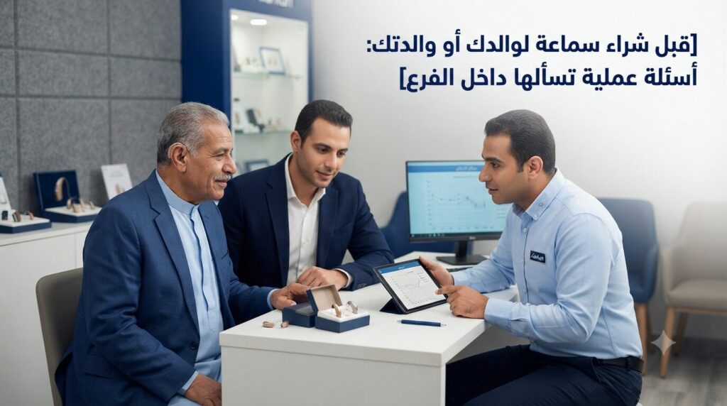 شراء سماعة لوالدي