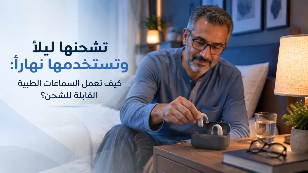 سماعات طبية تشحن طوال الليل