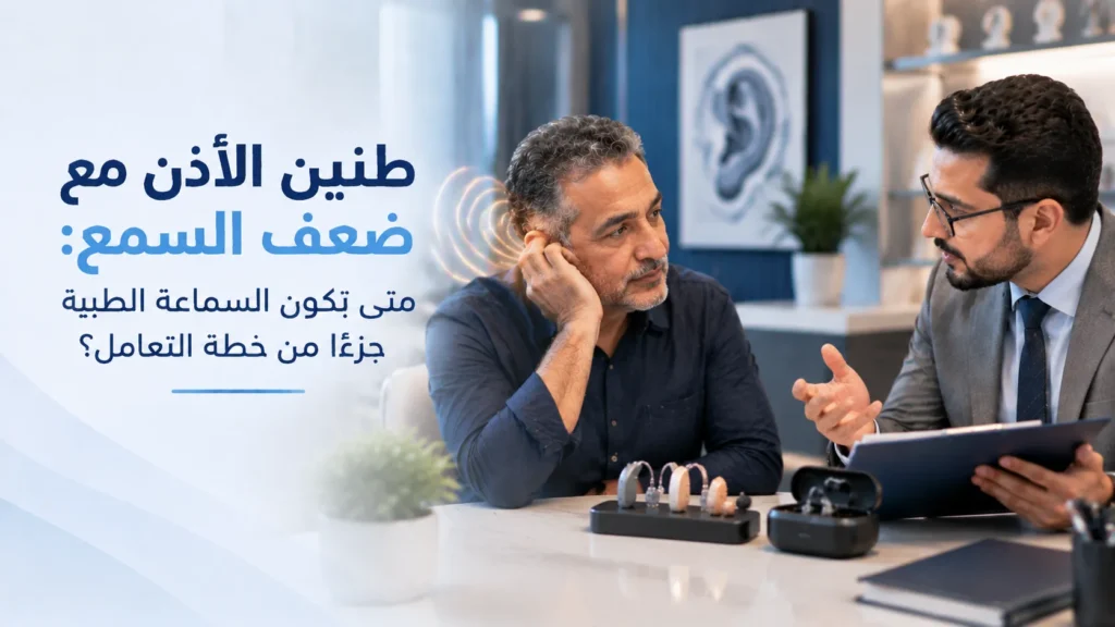 طنين الأذن مع ضعف السمع