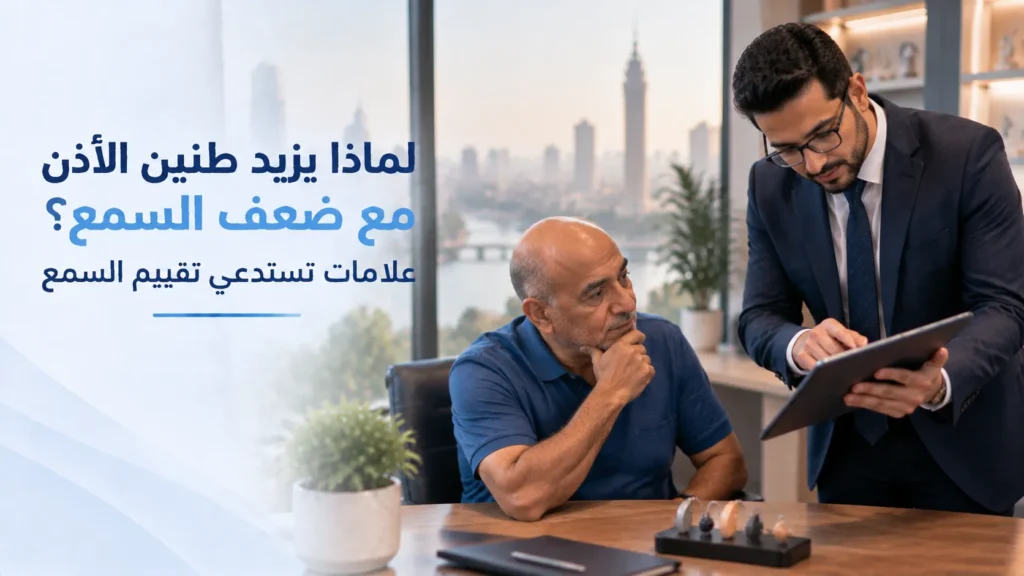 أسباب زيادة طنين الأذن عند ضعف السمع