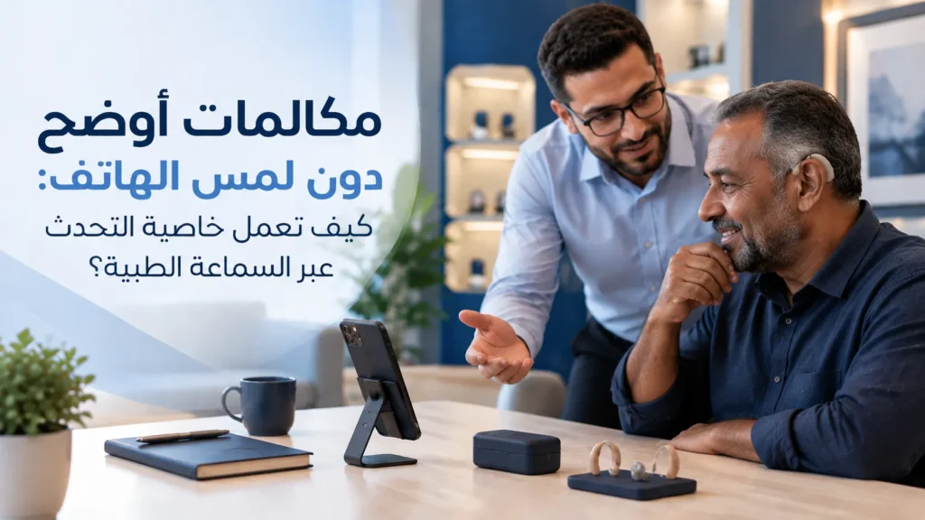 سماعات طبية تدعم المكالمات دون استخدام اليدين