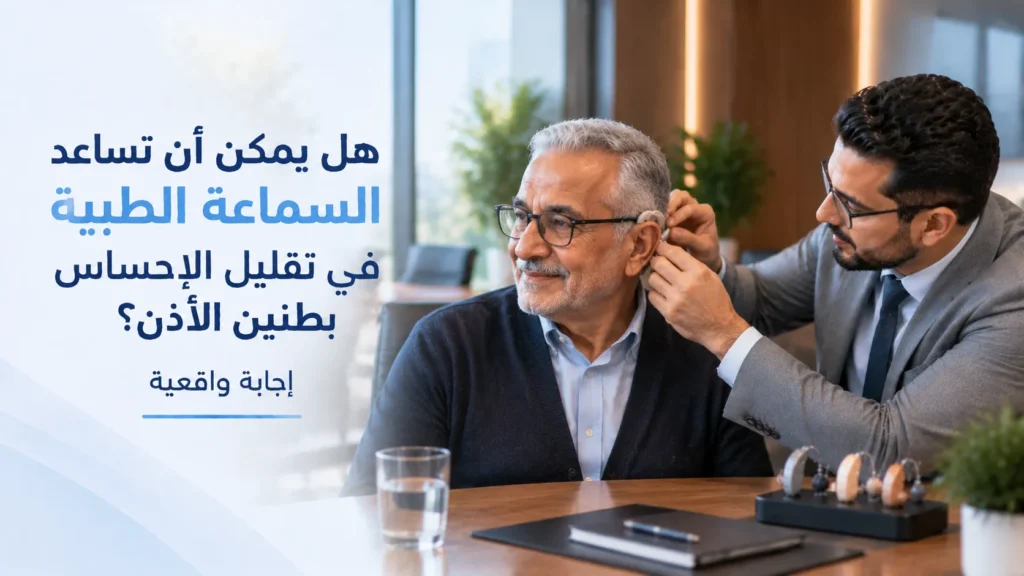 هل السماعة الطبية تساعد مع طنين الأذن