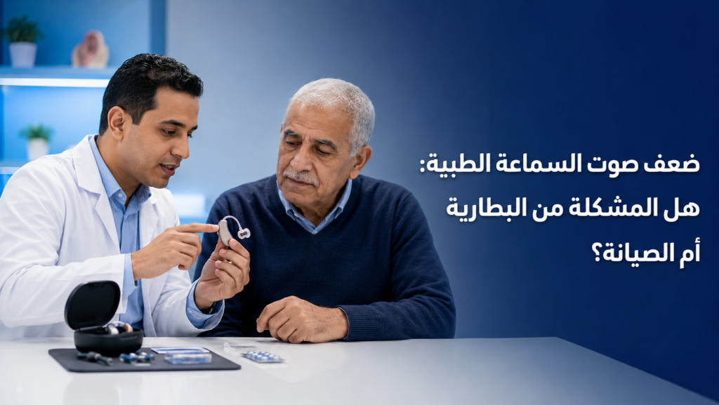 ضعف صوت السماعة الطبية