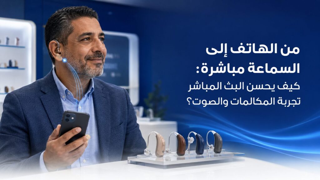 سماعات طبية للبث المباشر من الهاتف