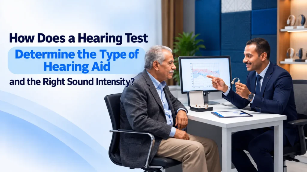 How does an audiogram help in choosing a hearing aid